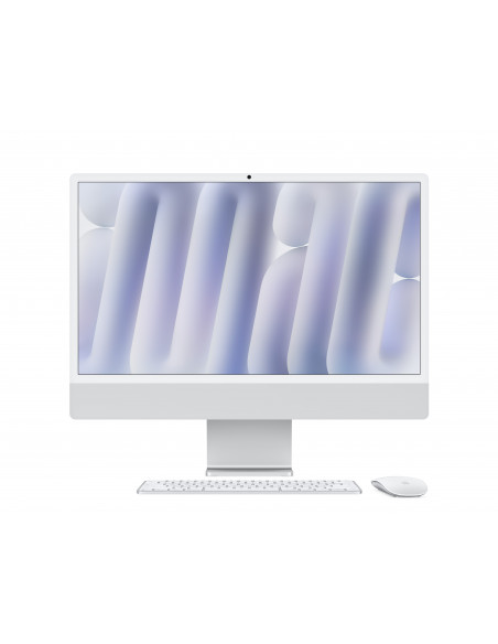 24-inch iMac with Retina 4.5K display: Apple M4 chip with 8‑core CPU and 8‑core GPU, 16GB, 256GB SSD - Silver