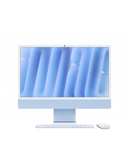 24-inch iMac with Retina 4.5K display: Apple M4 chip with 8‑core CPU and 8‑core GPU, 16GB, 256GB SSD - Silver