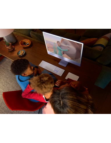 24-inch iMac with Retina 4.5K display: Apple M4 chip with 10‑core CPU and 10‑core GPU, 16GB, 256GB SSD - Silver