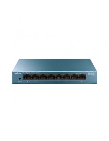 Switch TP-LINK Gigabit Escritorio 8-Port 10-100-1000Mbps LS108G