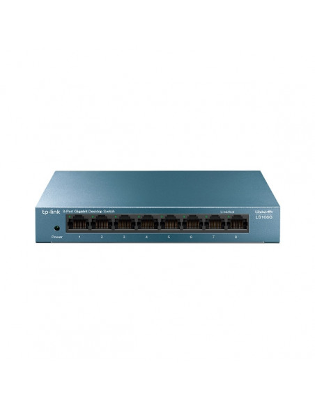 Switch TP-LINK Gigabit Escritorio 8-Port 10-100-1000Mbps LS108G Switch TP-LINK Gigabit Escritorio 8-Port 10-100-1000Mbps LS108G