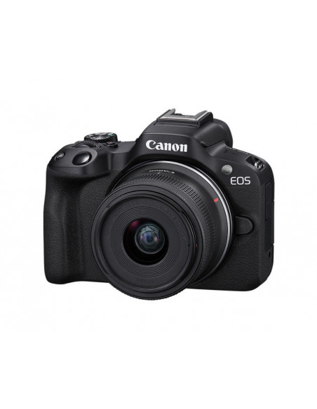 Cámara Canon EOS R50 18-45 STM 24.2MP/Incluye Bateria/Cargador/ Lente Canon RF-S 18-45/MM F/4 Cámara Canon EOS R50 18-45 STM 24.2MP/Incluye Bateria/Cargador/ Lente Canon RF-S 18-45/MM F/4