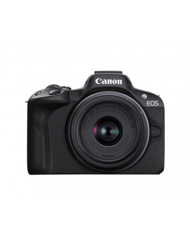 Cámara Canon EOS R50 18-45 STM 24.2MP/Incluye Bateria/Cargador/ Lente Canon RF-S 18-45/MM F/4
