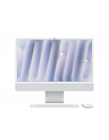 24-inch iMac with Retina 4.5K display: Apple M4 chip with 10‑core CPU and 10‑core GPU, 16GB, 512GB SSD - Silver